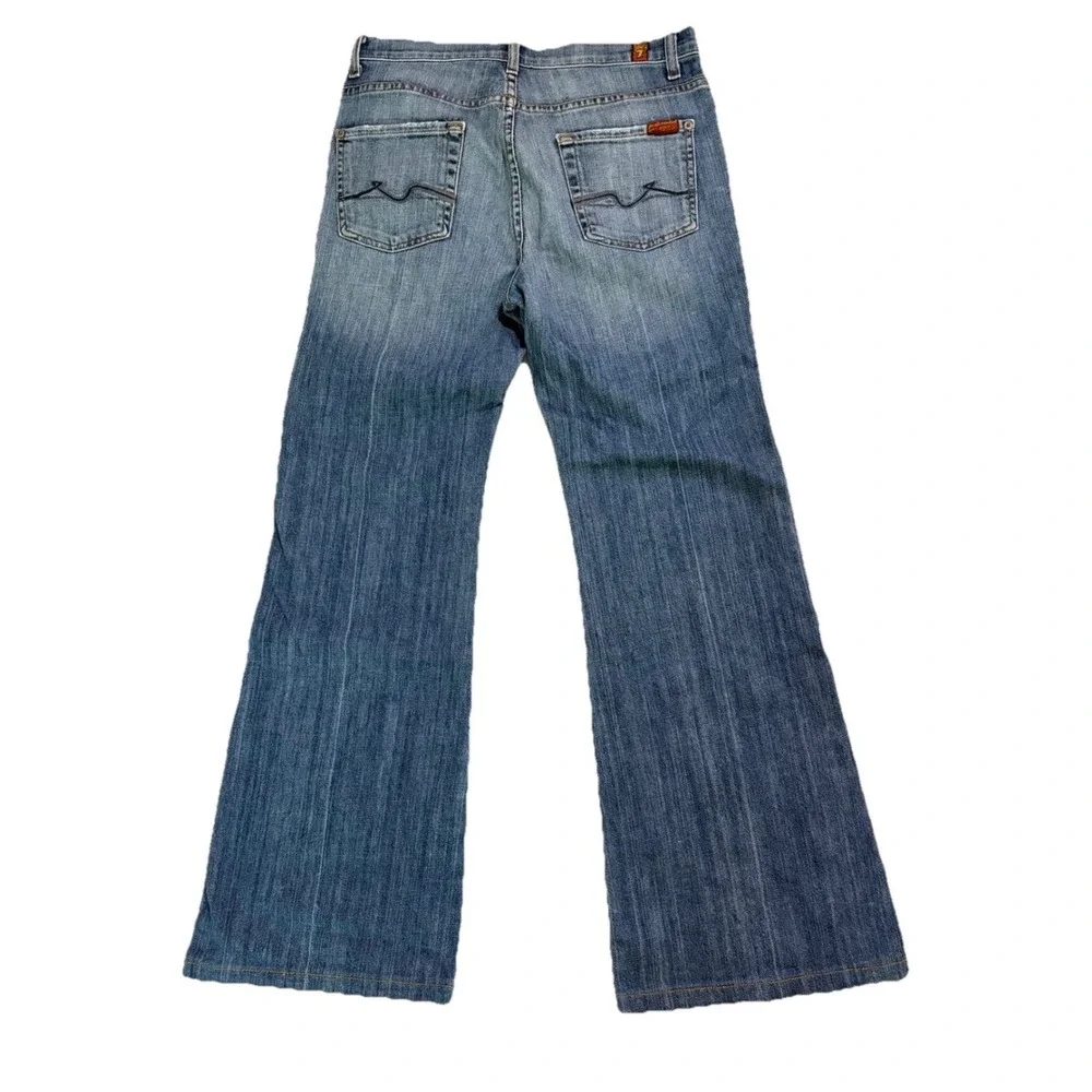 Vintage Y2K 7 For All Mankind Tripster Wide Leg Jeans Flare Bootcut 29‎ (30x28)